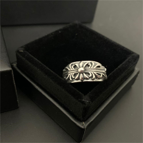 クロムハーツ コピー リング FOREVER シンプル 定番アイテム クロス CHROME HEARTS