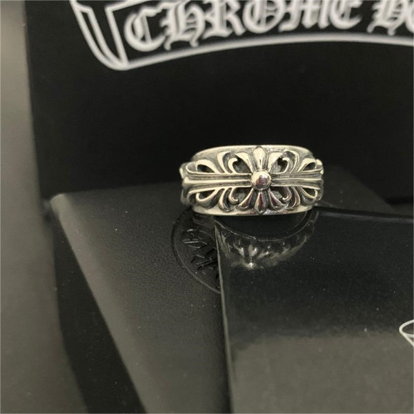 クロムハーツ コピー リング FOREVER シンプル 定番アイテム クロス CHROME HEARTS