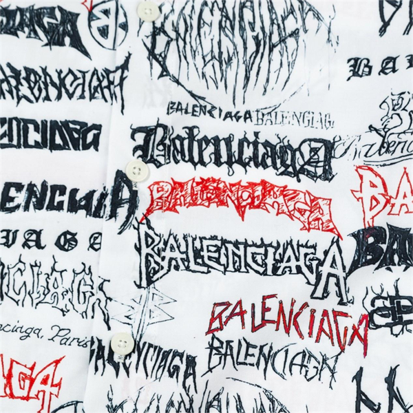BALENCIAGA スーパーコピー シャツ プリント DIY Metal Allover バレンシアガ 