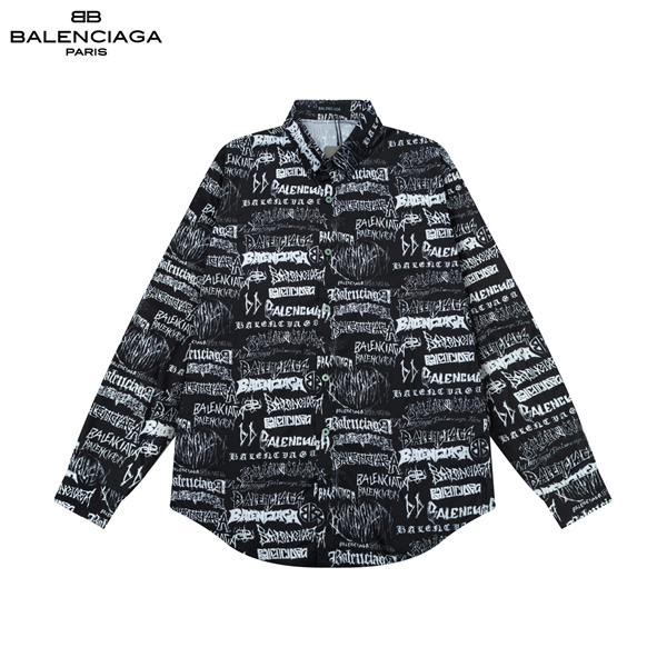 BALENCIAGA スーパーコピー シャツ プリント DIY Metal Allover バレンシアガ 