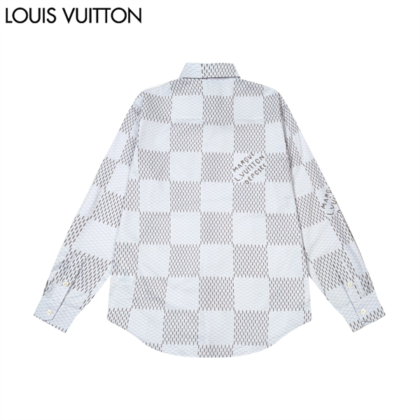 1AFJDC LOUIS VUITTON コピー シャツ 長袖 ダミエ ロゴ モノグラム カジュアル 通気性良い ルイヴィトン