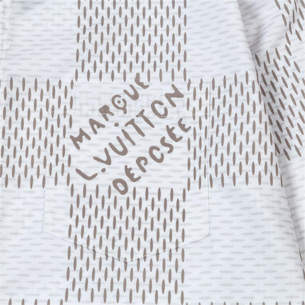 1AFJDC LOUIS VUITTON コピー シャツ 長袖 ダミエ ロゴ モノグラム カジュアル 通気性良い ルイヴィトン
