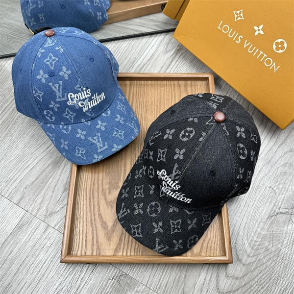 LOUIS VUITTON コピー キャップ コットン 通気性 モノグラム パネルデザイン オシャレ ファッション ルイヴィトン
