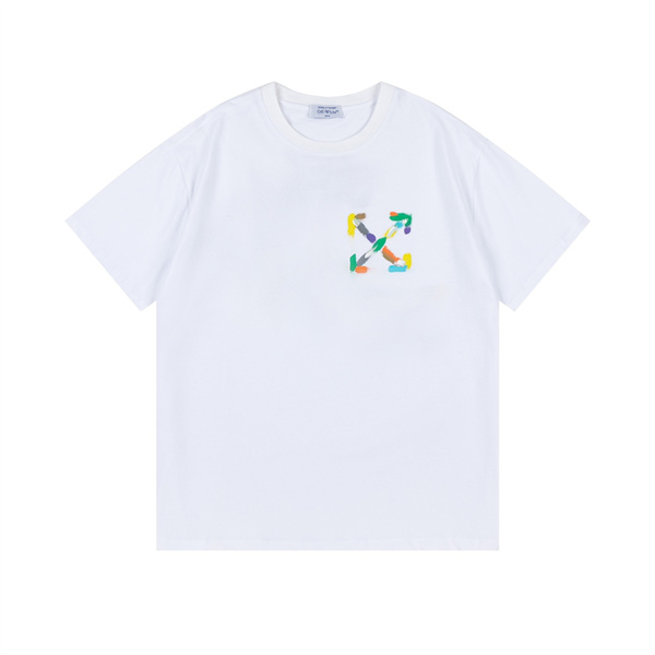 Off-White スーパーコピー Ｔシャツ グラフィティ モデル ゆったり バージョン 2色 オフホワイト