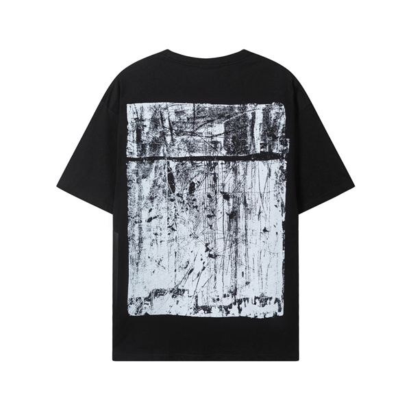 オフホワイト コピー Ｔシャツ 夏服 服 OO OFF 半袖 ユニセックス オーバーサイズ ロゴ プリント 矢印 Off-White
