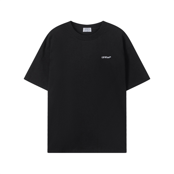 オフホワイト コピー Ｔシャツ 夏服 服 OO OFF 半袖 ユニセックス オーバーサイズ ロゴ プリント 矢印 Off-White