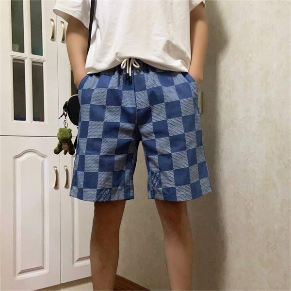 LOUIS VUITTON スーパーコピー デニムハーフパンツ デニム 純綿素材 ゆったり オーバーサイズ ルイヴィトン 