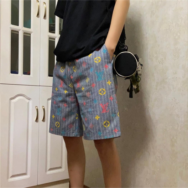 タイラーｘ LOUIS VUITTON コピー ハーフパンツ モノグラム コラボレーション 水洗い ゆったり ルイヴィトン