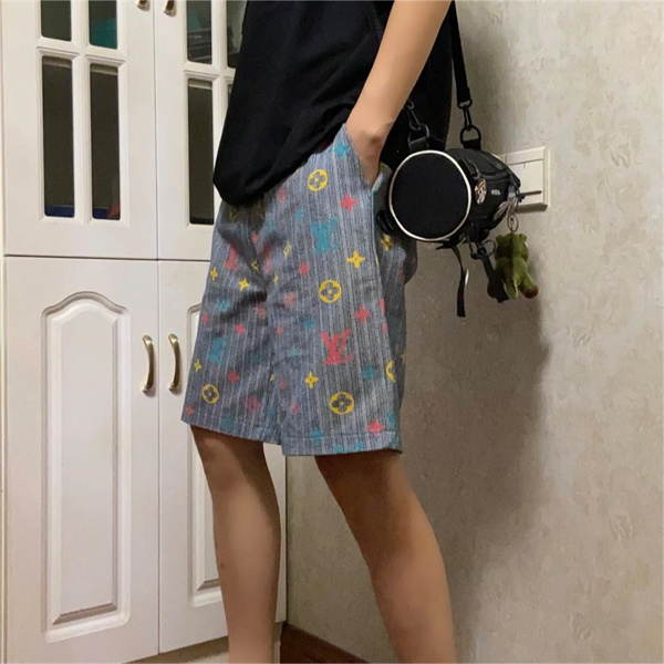 タイラーｘ LOUIS VUITTON コピー ハーフパンツ モノグラム コラボレーション 水洗い ゆったり ルイヴィトン
