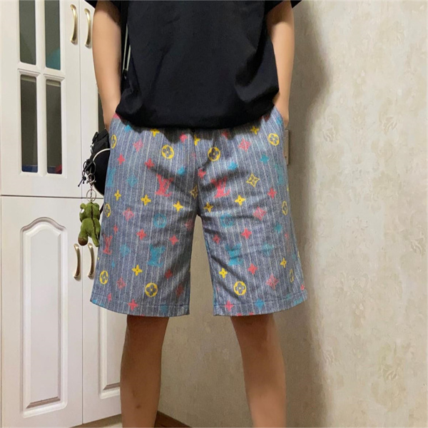 タイラーｘ LOUIS VUITTON コピー ハーフパンツ モノグラム コラボレーション 水洗い ゆったり ルイヴィトン
