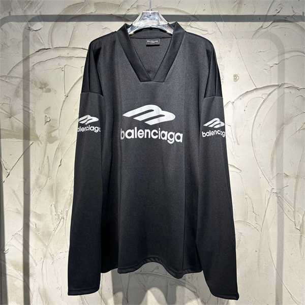 BALENCIAGA スーパーコピー 長袖Ｔシャツ SKIWEARシリーズ 3B ロゴ プリント バレンシアガ