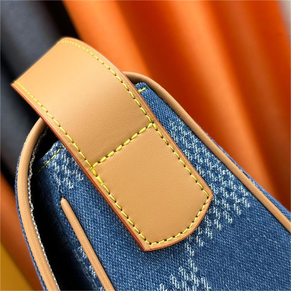 LOUIS VUITTON スーパーコピー メッセンジャーバッグ Montsouris シリーズ MM デニム 3D ルイヴィトン