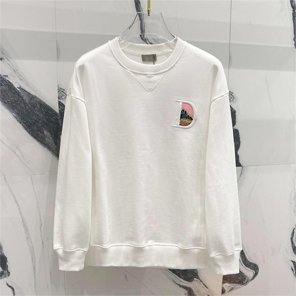 DIOR スーパーコピー パーカー CD Icon ロゴ 刺繍 ユニセックス 純綿 ディオール