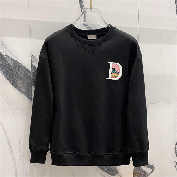 DIOR スーパーコピー パーカー CD Icon ロゴ 刺繍 ユニセックス 純綿 ディオール