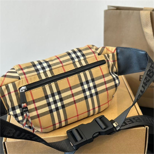 バーバリー コピー ウェストバッグ SONNY VINTAGE CHECK ボディバッグ BURBERRY