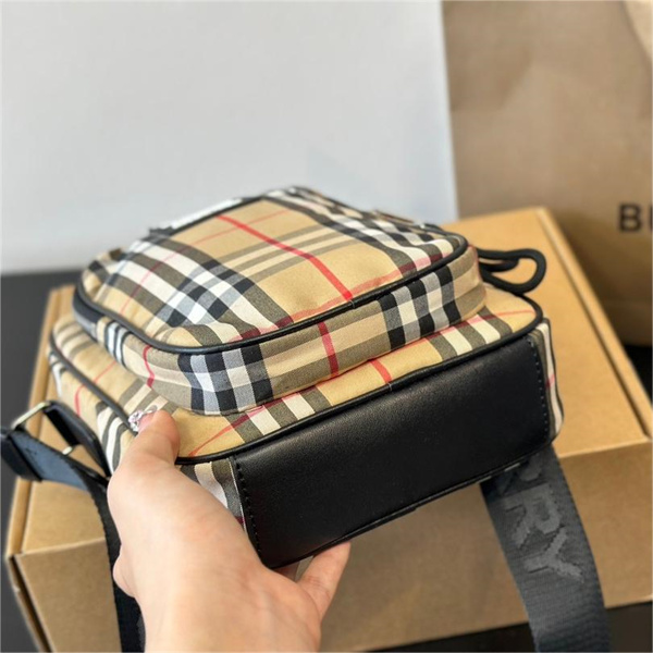 BURBERRY コピー ショルダーバッグ チェック柄 クロスボディバッグ ロゴ 収納性良い ヴィンテージ バーバリー