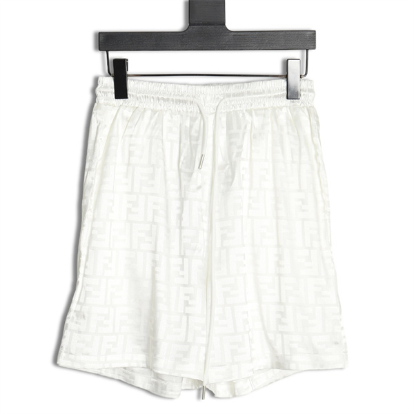 FENDI コピー ハーフパンツ FFロゴ バミューダパンツ Bermudas FF terry シリーズ コットン フェンディ