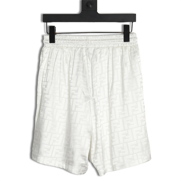FENDI コピー ハーフパンツ FFロゴ バミューダパンツ Bermudas FF terry シリーズ コットン フェンディ
