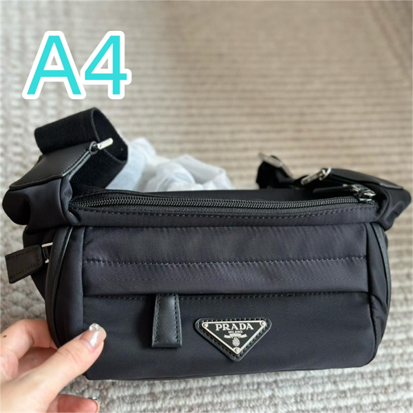 機能性抜群 プラダ コピー メッセンジャーバッグ メンズ SAFFIANO クロスボディバッグ コンパクト収納 PRADA