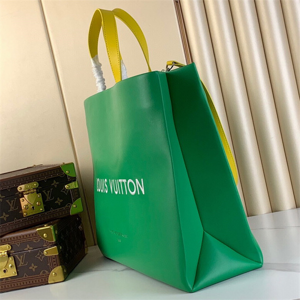 M24457 LOUIS VUITTON コピー トートバッグ サフランカラー カウハイドレザー スムースレザー 取外し可能ストラップ ルイヴィトン