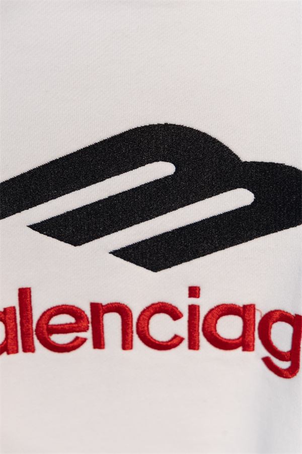 BALENCIAGA スーパーコピー トレーナー 刺繍 ロゴ コットン リラックス フィット シンプル モード バレンシアガ