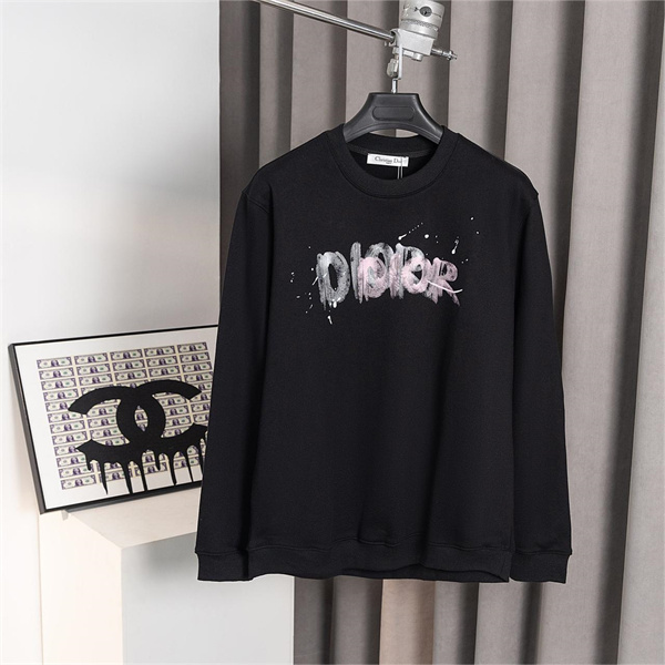 DIOR コピー トレーナー 高級感 コットン プリント シンプル スタイリッシュ ディオール