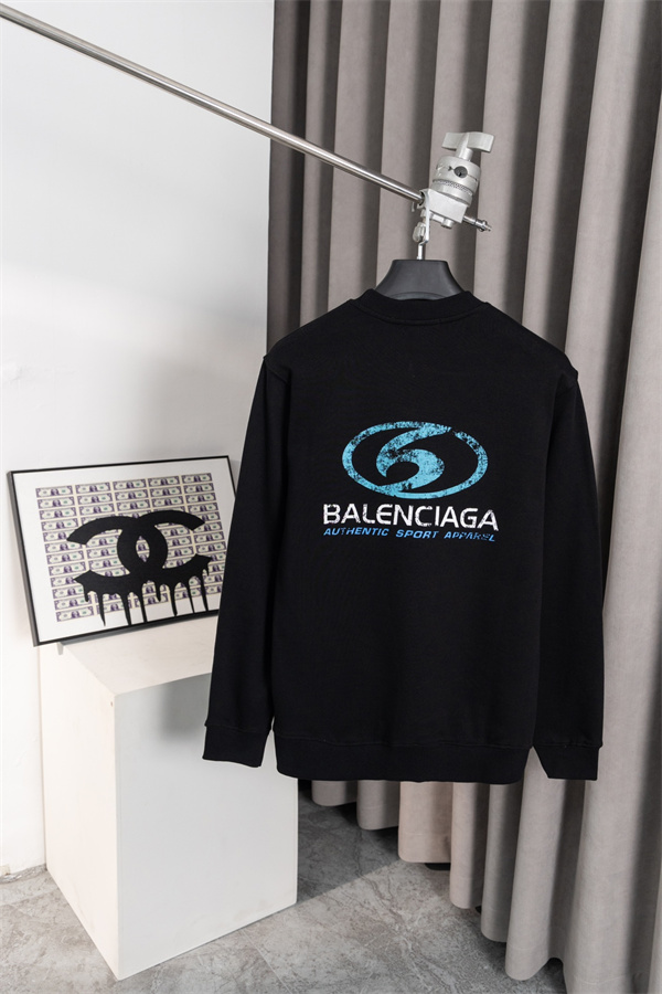 BALENCIAGA スーパーコピー トレーナー ロゴ プリント コットン シンプル エレガント バレンシアガ