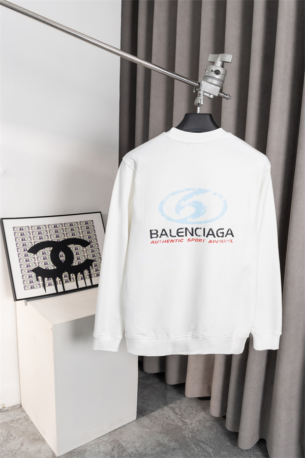 BALENCIAGA スーパーコピー トレーナー ロゴ プリント コットン シンプル エレガント バレンシアガ