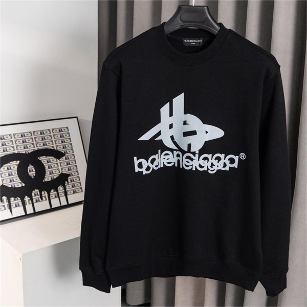 バレンシアガ スーパーコピー トレーナー ロゴ プリント シンプル 快適 モード BALENCIAGA