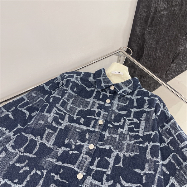 フェンディ スーパーコピー ジャケット FFモチーフ ロゴ モノグラム ポケット デニム FENDI