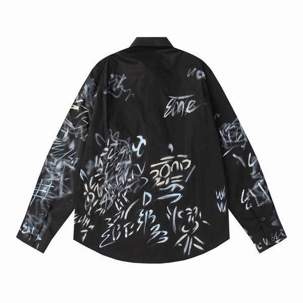 バレンシアガ スーパーコピー シャツ GRAFFITI オーバーサイズ 落書き ロゴ プリント ストリート BALENCIAGA