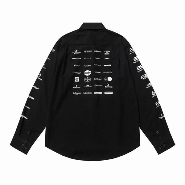 バレンシアガ コピー シャツ ブランド ロゴ オーバーサイズ プリント 定番 人気 BALENCIAGA