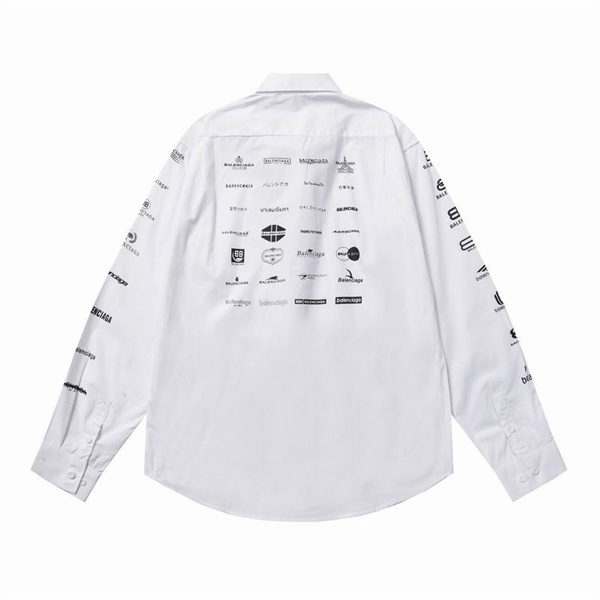 バレンシアガ コピー シャツ ブランド ロゴ オーバーサイズ プリント 定番 人気 BALENCIAGA