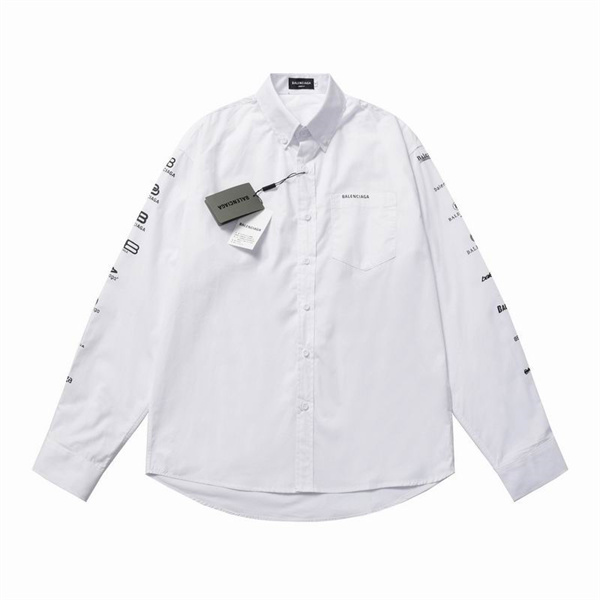 バレンシアガ コピー シャツ ブランド ロゴ オーバーサイズ プリント 定番 人気 BALENCIAGA