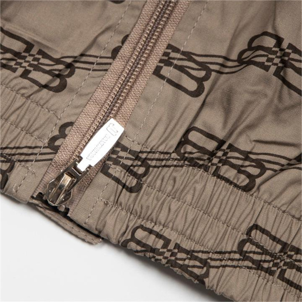 BALENCIAGA スーパーコピー ジャケット BB モノグラム ロゴ トラックジャケットファネルネック バレンシアガ