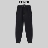 フェンディ コピー パンツ カジュアル ロゴ プリント ユニセックス カッコイイ 涼しい FENDI
