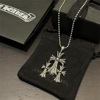 CHROME HEARTS コピー ネックレス シルバー レトロ クロス クロムハーツ