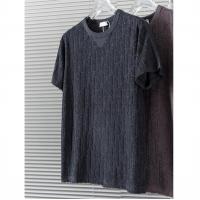 ディオール スーパーコピー Tシャツ 春夏新作 タオル生地 モノグラム 柄 V字トップステッチ DIOR