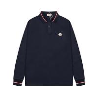 MONCLER スーパーコピー ポロシャツ ロゴ ワッペン 刺繍 ストライプ柄 モンクレール
