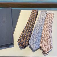 DIOR スーパーコピー ネクタイ オブリーク ピクセル CDロゴ シルク ジャカード ディオール