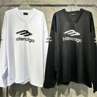 BALENCIAGA スーパーコピー 長袖Ｔシャツ SKIWEARシリーズ 3B ロゴ プリント バレンシアガ