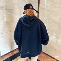 バレンシアガ コピー パーカー ブラック ホワイト 限定 ロゴ シンプル 着回しやすい 男女兼用 BALENCIAGA