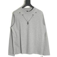 クロムハーツ コピー 長袖Tシャツ アイコニック デザイン ゆったりシルエット カジュアル CHROME HEARTS