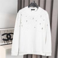 クロムハーツ コピー トレーナー ラインストーン メタルクロスロゴ ワッペン 個性的 CHROME HEARTS