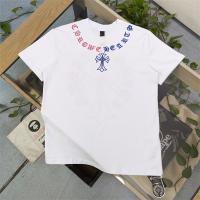 CHROME HEARTS コピー Tシャツ 刺繍 ロゴ カジュアル 男女兼用 人気 コットン オシャレ トレンド クロムハーツ
