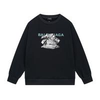 バレンシアガ コピー トレーナー ロゴ刺繍 スウェットシャツ シンプル ミニマルデザイン BALENCIAGA
