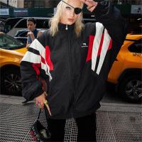 BALENCIAGA スーパーコピー ジャケット 耐久性 ロゴ入り 多用途 耐久性 パネルデザイン ゆったり バレンシアガ