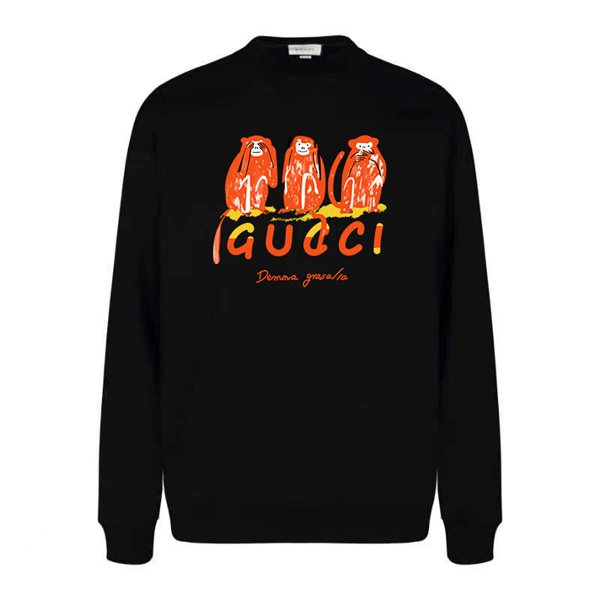 GUCCI スーパーコピー トレーナー レトロ Show Your Magic グラフィック 動物 可愛い オシャレ 綿
