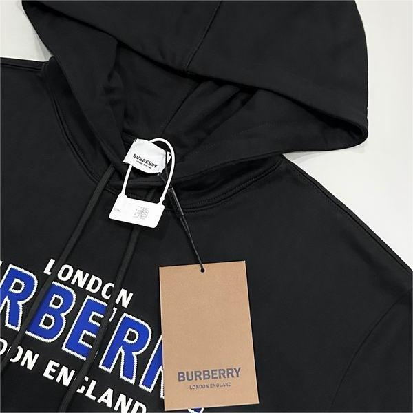 バーバリー コピー パーカー 英字 馬術騎士 ロゴ プリント シンプル ミニマル デザイン コットン BURBERRY