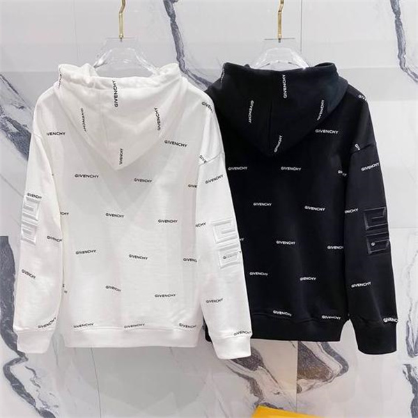 ジバンシィ スーパーコピー パーカー モノグラム 刺繍 GGロゴ 高級感漂う デザイン GIVENCHY